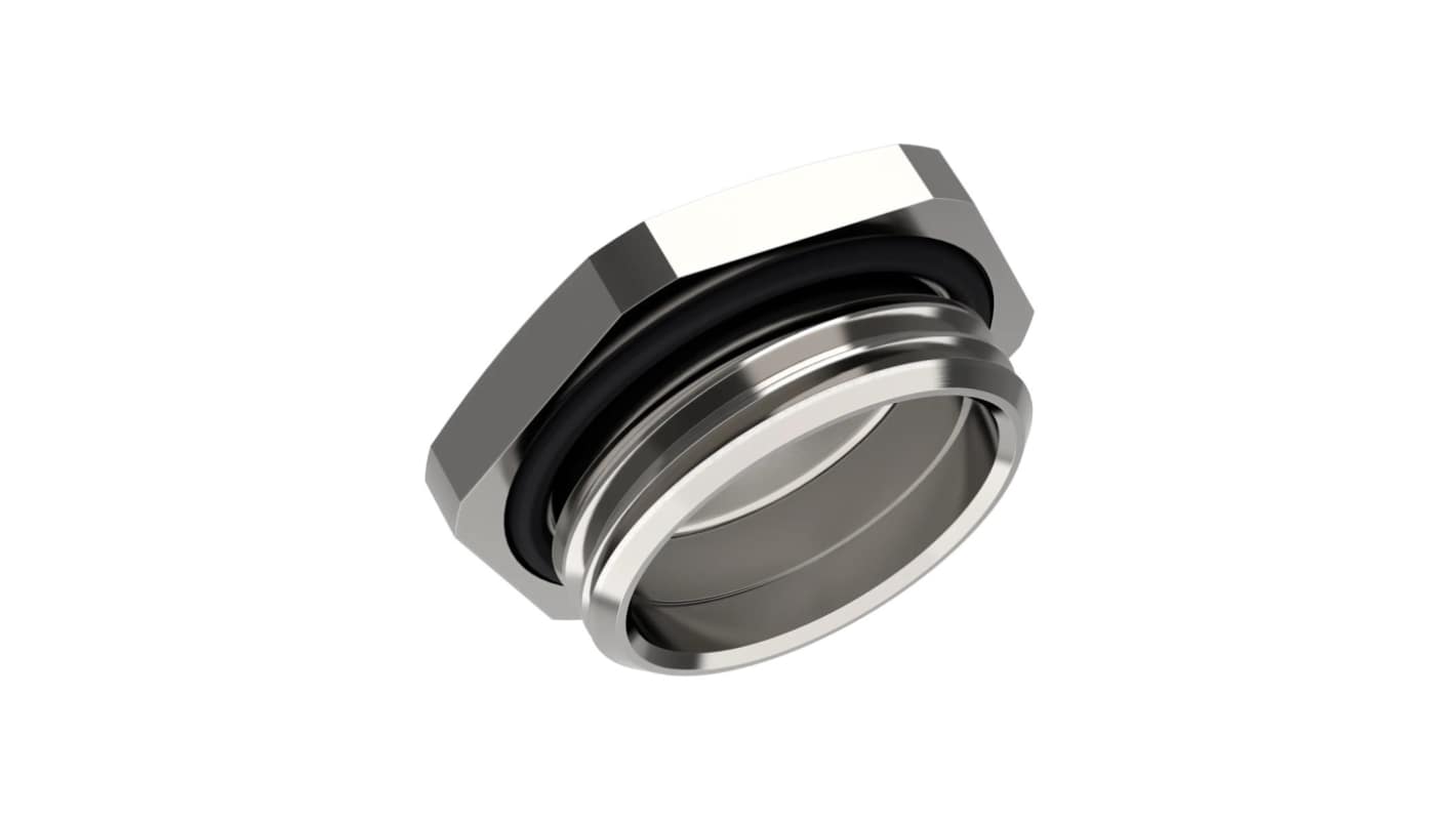 Bouchon obturateur Lapp M50 x 1.5mm, Ø 59mm, Ø de perçage 59mm, en Laiton nickelé