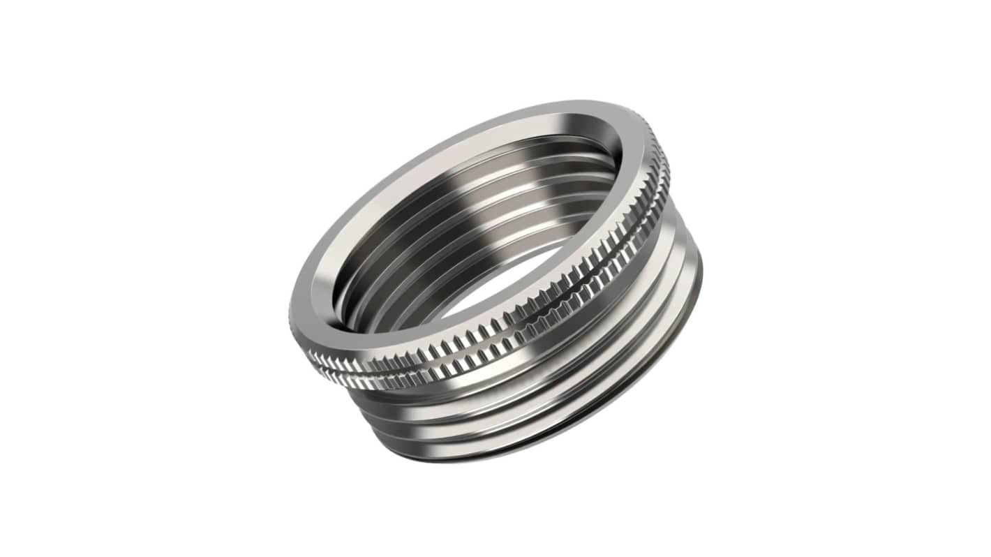 Lapp Cable Gland Adapter, M63 Exterior Thread, G42 Interior Thread, Nickel Plated Brass, SKINDICHT MA-M/PG Series