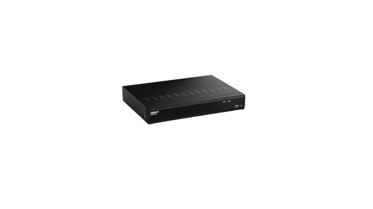 Trendnet 独立式 8 通道 UHD PoE 网络视频录像机 闭路电视网络录像机（NVR）, 8通道, 30fps, 内部硬盘, 4K, TV-NVR15系列, TV-NVR1508 (UK)