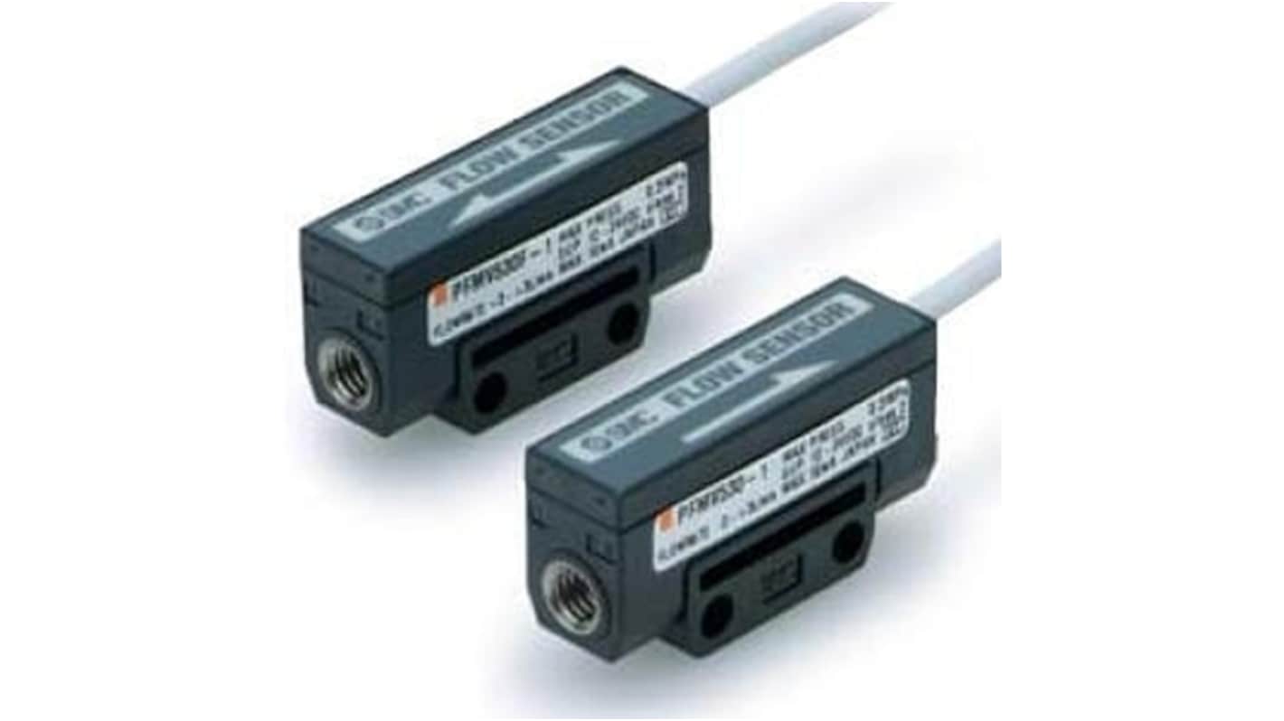 SMC 水流量传感器, 最大70.6L/min, 12 → 24V dc电源, PFMV530系列
