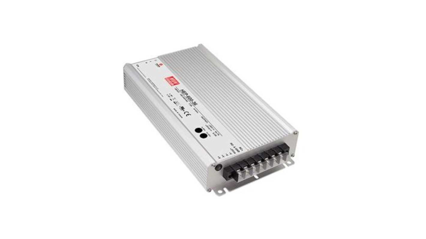 MEAN WELL Switching Power Supply, HEP-600-36, 36V, 16.7A, 600W, 120 → 370V dc Input Voltage