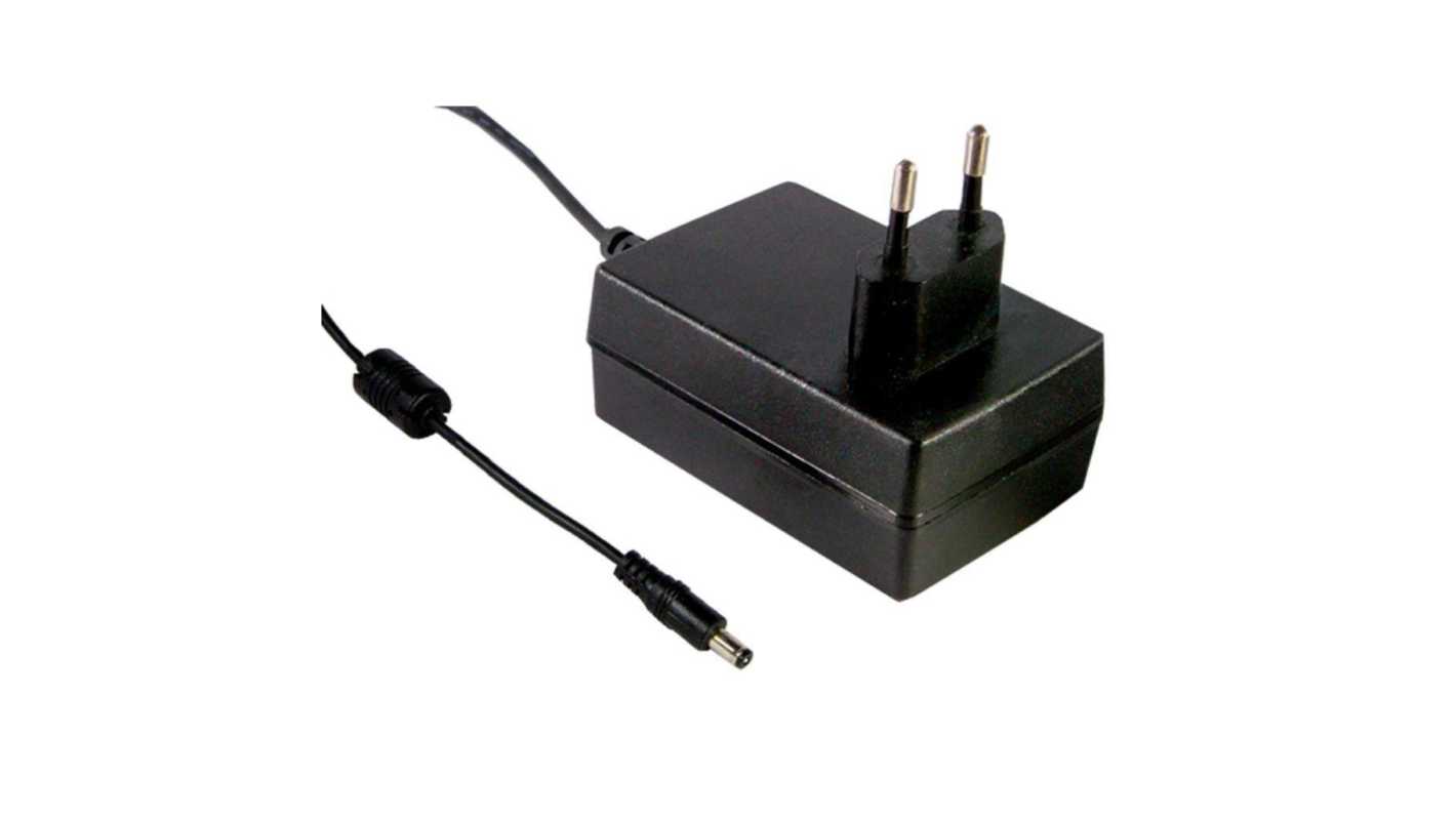 MEAN WELL 25W Plug-In AC/DC Adapter 18V Output, 1.38A Output