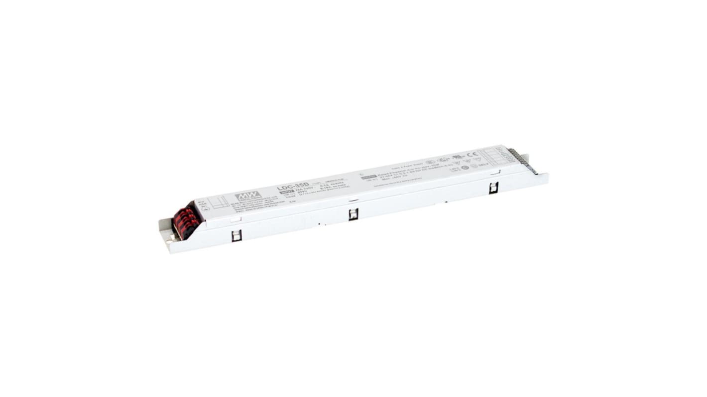 MEAN WELL LED Driver, 60V Output, 35W Output, 700mA Output, Constant Power