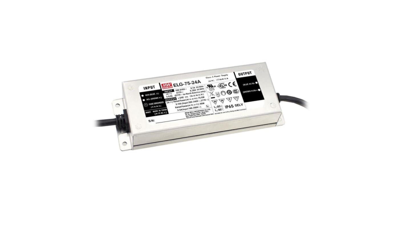 MEAN WELL 75W LED驱动电源, 输出48V 1.6A