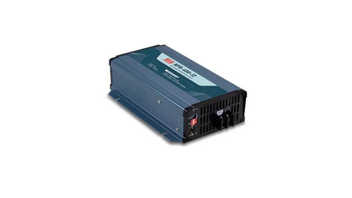 MEAN WELL NPB-450-72NFC Battery Charger For Lead Acid, Lithium-Ion, Batteries Included