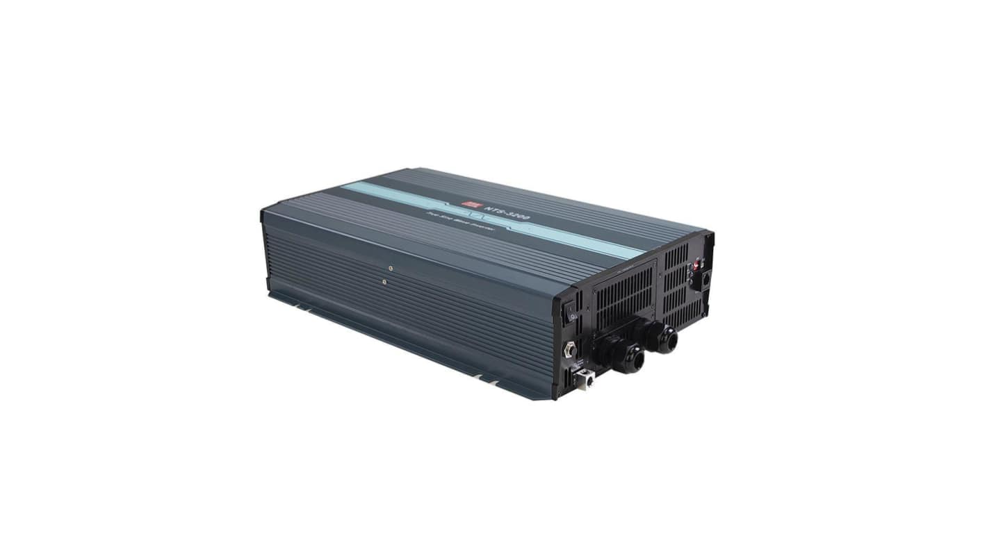 MEAN WELL True Sine Wave 3200W Power Inverter, 12V Input, 110V ac Output