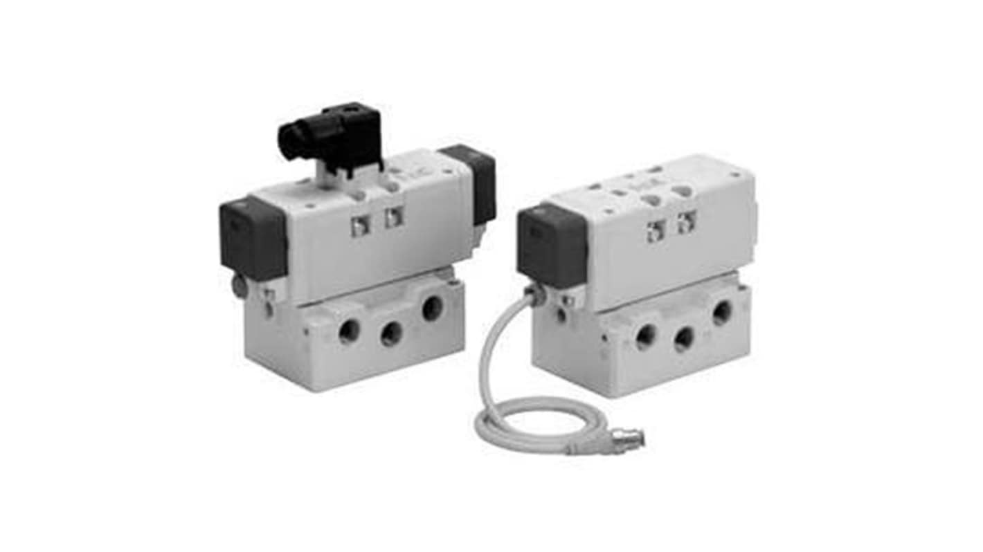 SMC Solenoid Valve 2-Position Solenoid Valve - Solenoid VQ7 Series 24V dc