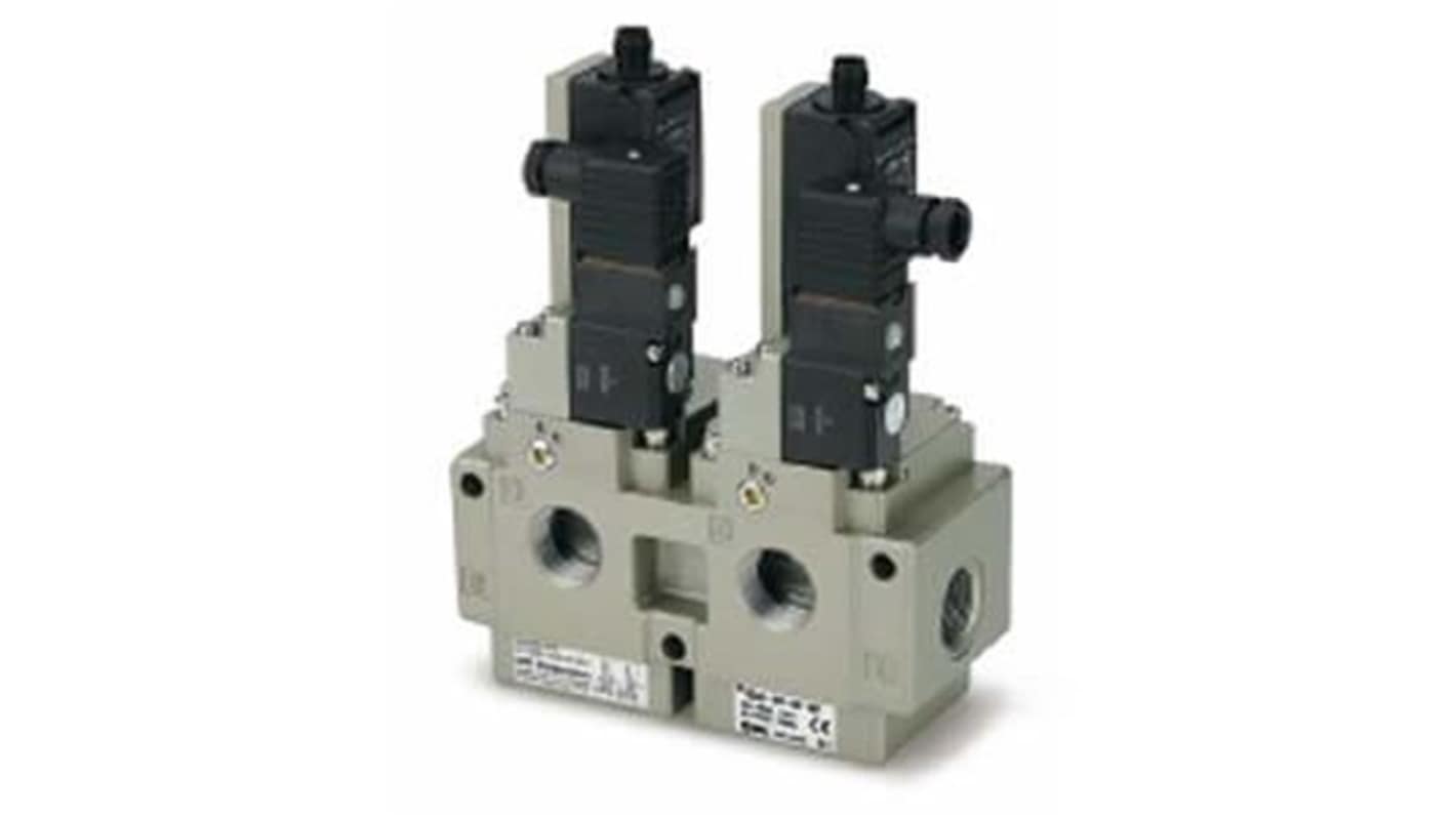 SMC 3 Port Solenoid Valve Pneumatic Solenoid Valve - Solenoid G 3/4 VG Series 24V
