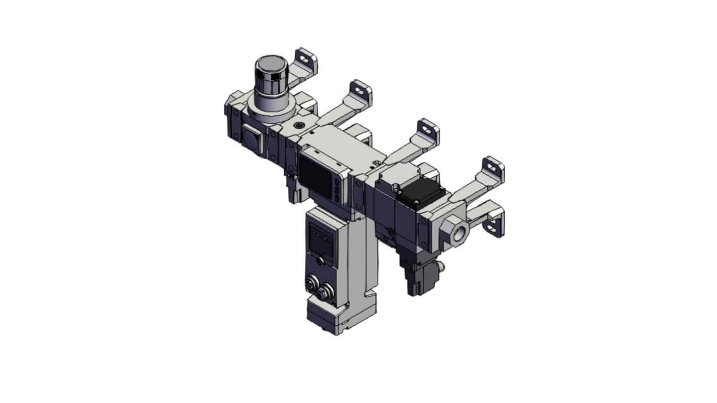 Regolatore di aria SMC serie AMS30B, attacco G 3/8, 0.2MPa → 0.7MPa