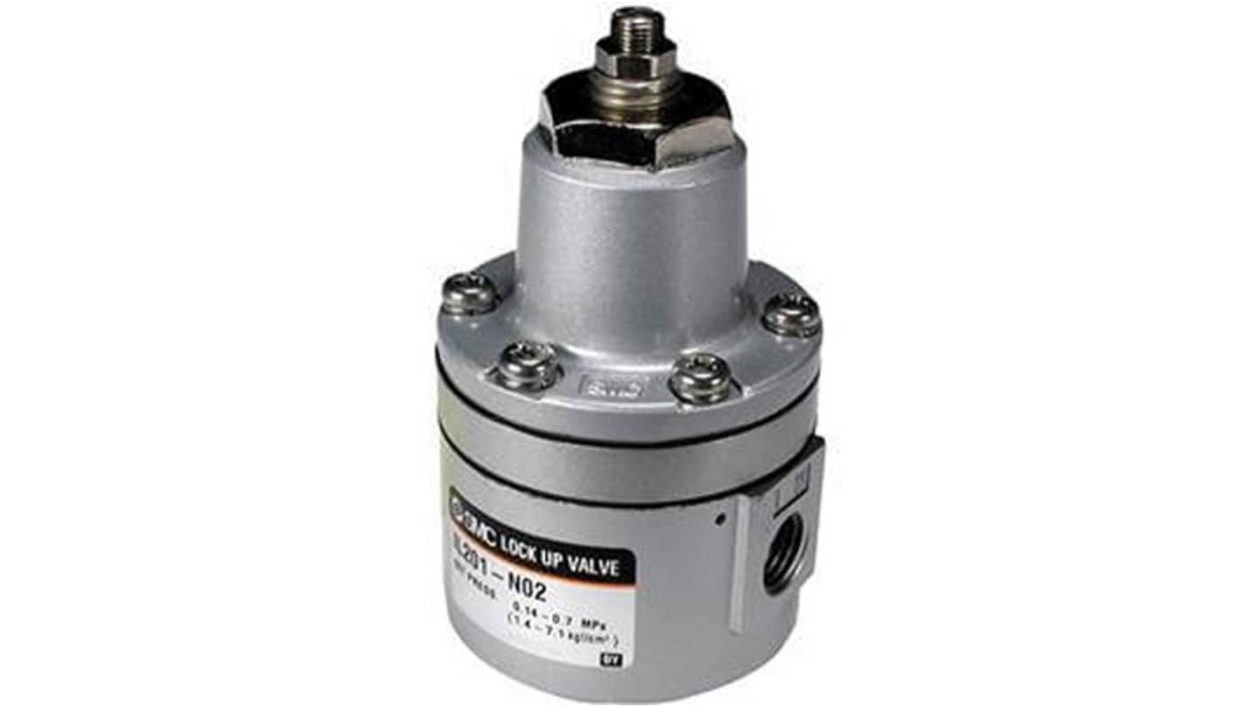 SMC IL220 Check Valve Rc 1/4 Female Inlet, 0.14 → 0.7MPa