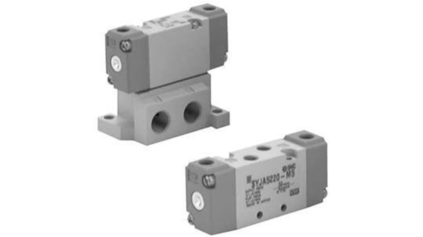 SMC Air Pilot Solenoid Valve - Air SYJA Series