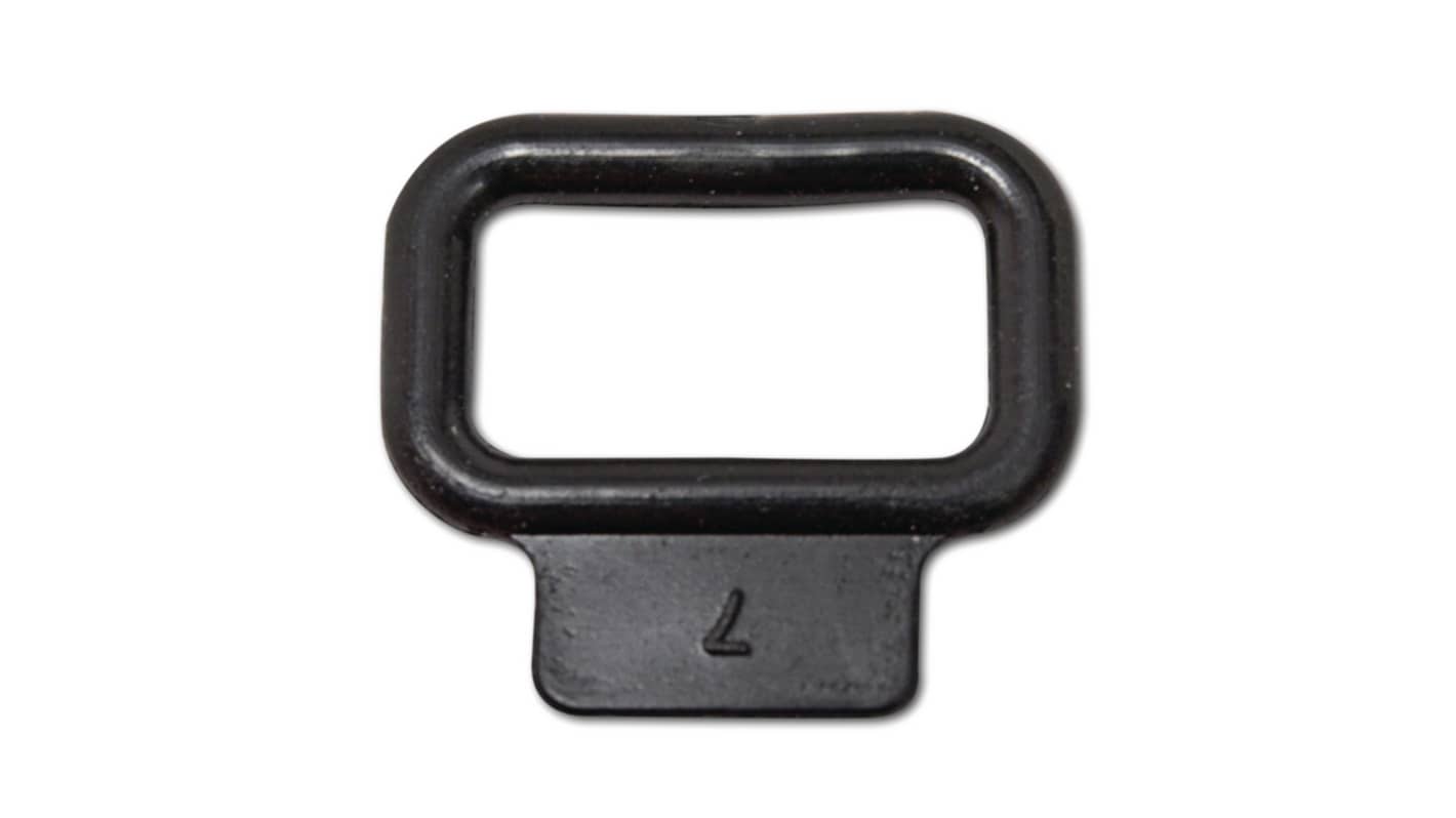 HellermannTyton Black PVC Retaining Clip