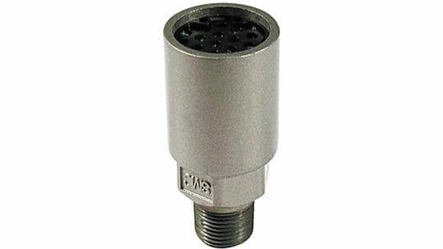 SMC 25 Pneumatischer Schalldämpfer aus Zinklegierung, mit R1 Stecker