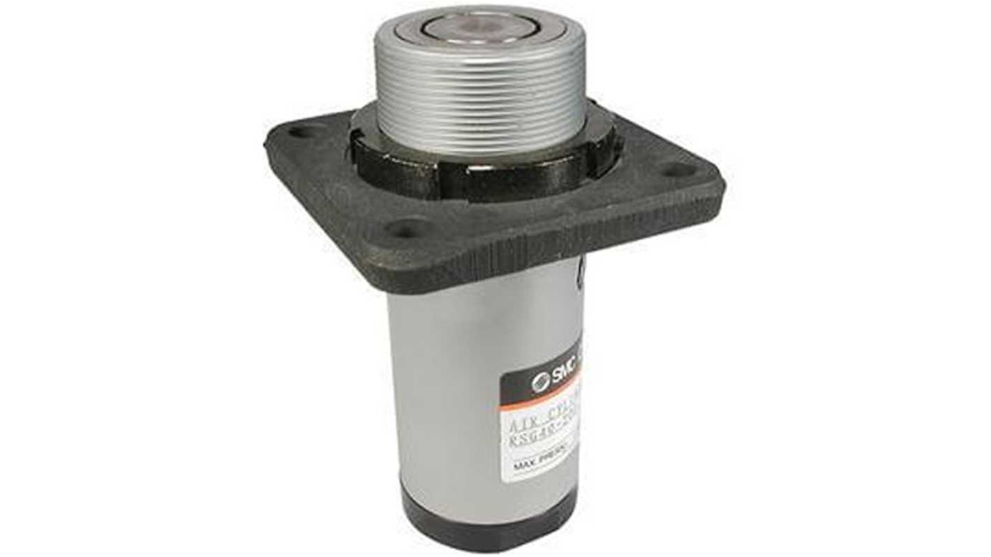 SMC Pneumatic Piston Rod Cylinder - RSG50-30B, 50mm Bore, 30mm Stroke, RSG Series, Double Acting