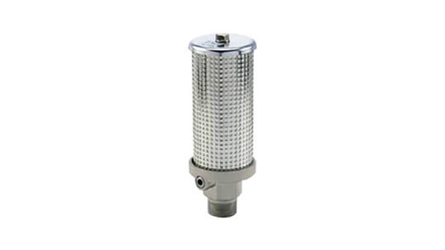 SMC VCHN 5MPa Pneumatic Silencer, Threaded, R 1 Male