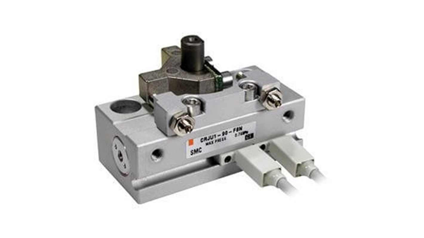 SMC CRJ Series 0.7 MPa Pneumatic Rotary Actuator, 90° Rotary Angle, 6mm Bore