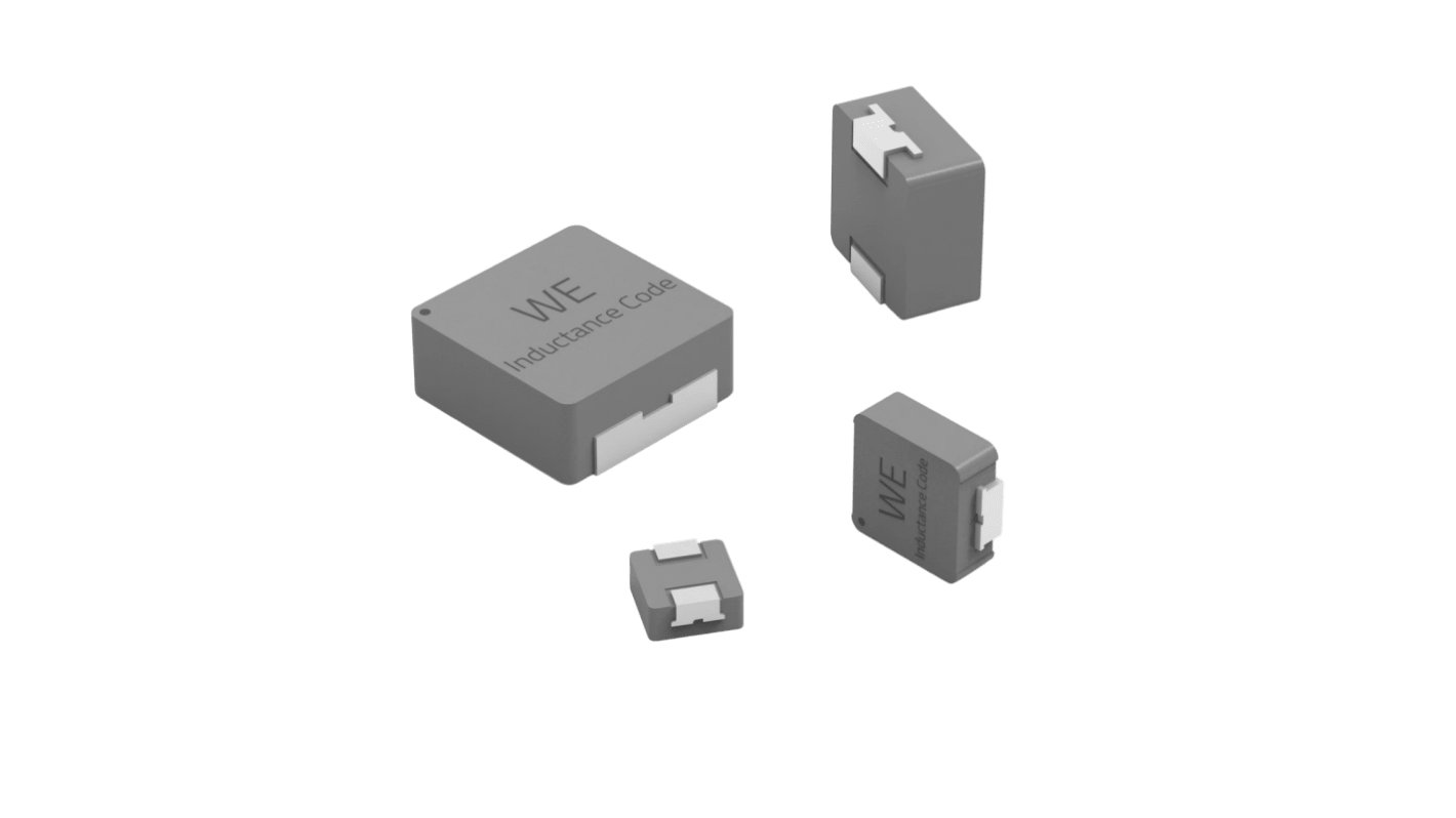 Wurth, 784373, 7030 Shielded Wire-wound SMD Inductor with a Magnetic Iron Alloy Core, 3.3 μH ±20% Shielded 6.3A Idc