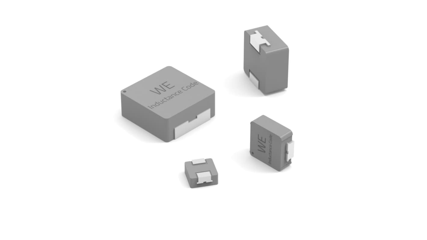 Wurth, 784383, 3020HT Shielded Wire-wound SMD Inductor with a Magnetic Iron Alloy Core, 680 nH ±30% Shielded 6.4A Idc