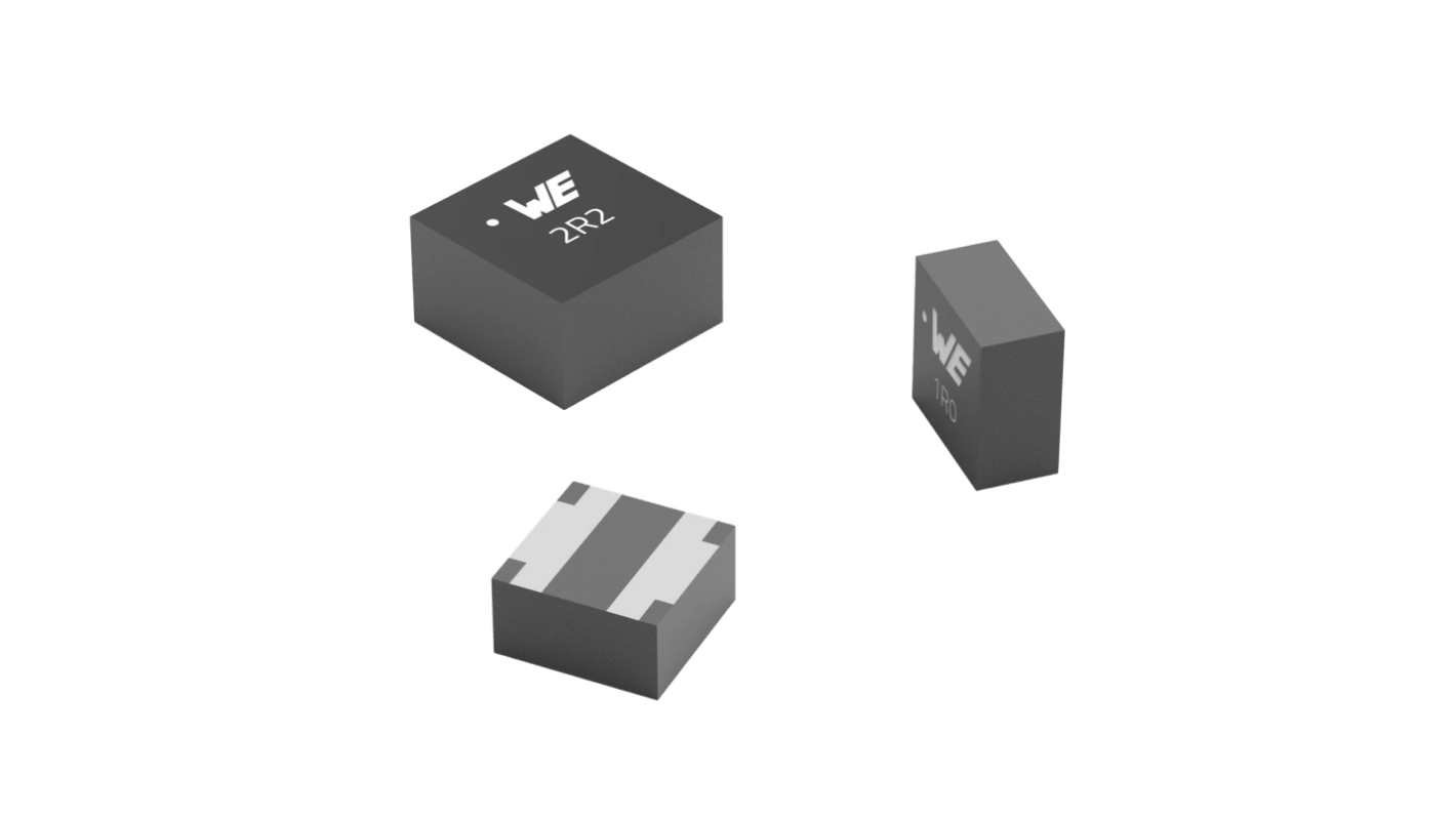 Wurth, WE-MXGI, 4020 Shielded Wire-wound SMD Inductor with a Magnetic Iron Alloy Core, 650 nH ±30% Shielded 15.2A Idc