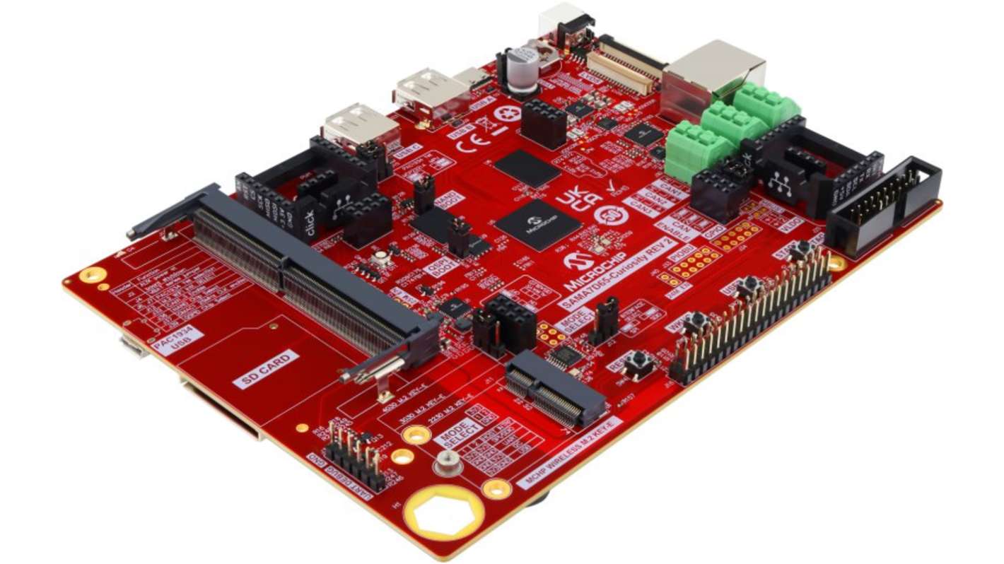 Microchip Curiosity Kit Raspberry Pi HAT, EV63J76A处理器, Arm Cortex A7系列