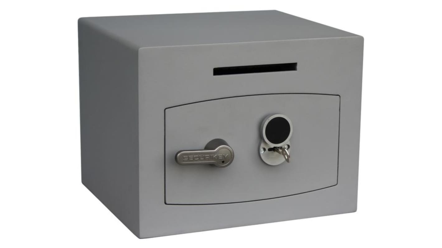 Securikey 钥匙保险箱, 地板安装安装, 使用钥匙锁打开