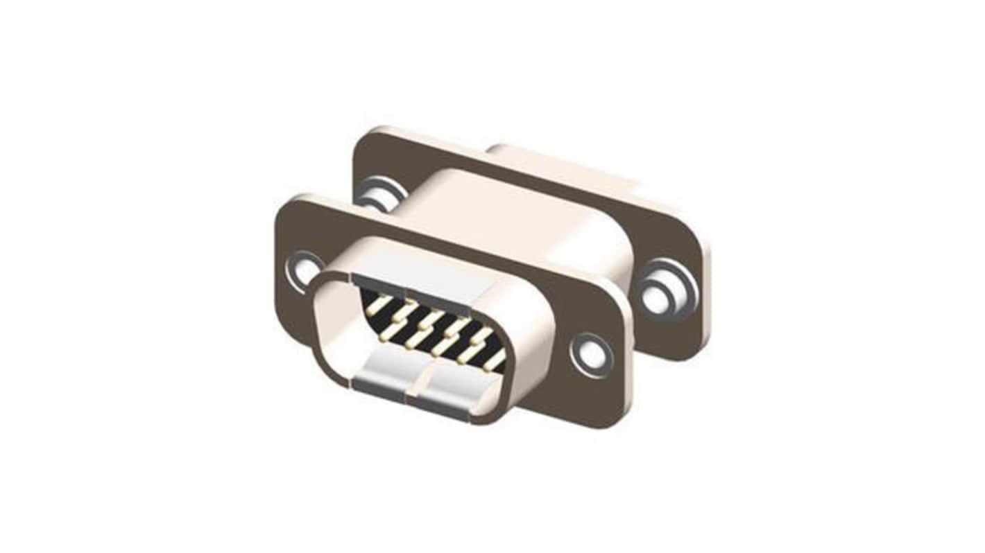 Molex 73283 15 Way Panel Mount D-sub Connector Male/Female, 2.29mm Pitch, with Hardware