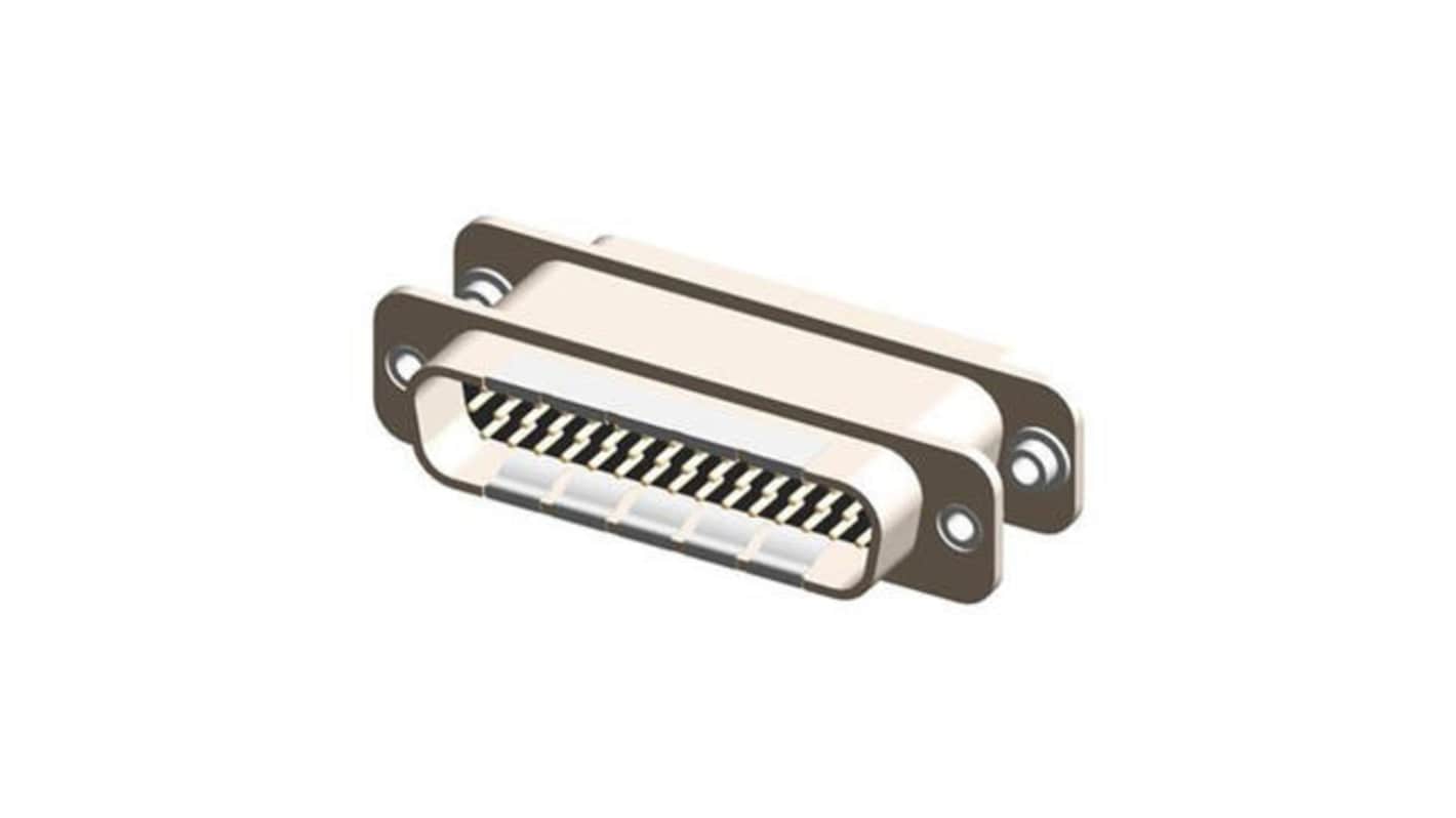 Molex 73283 44 Way Panel Mount D-sub Connector Male/Female, 2.29mm Pitch, with Hardware