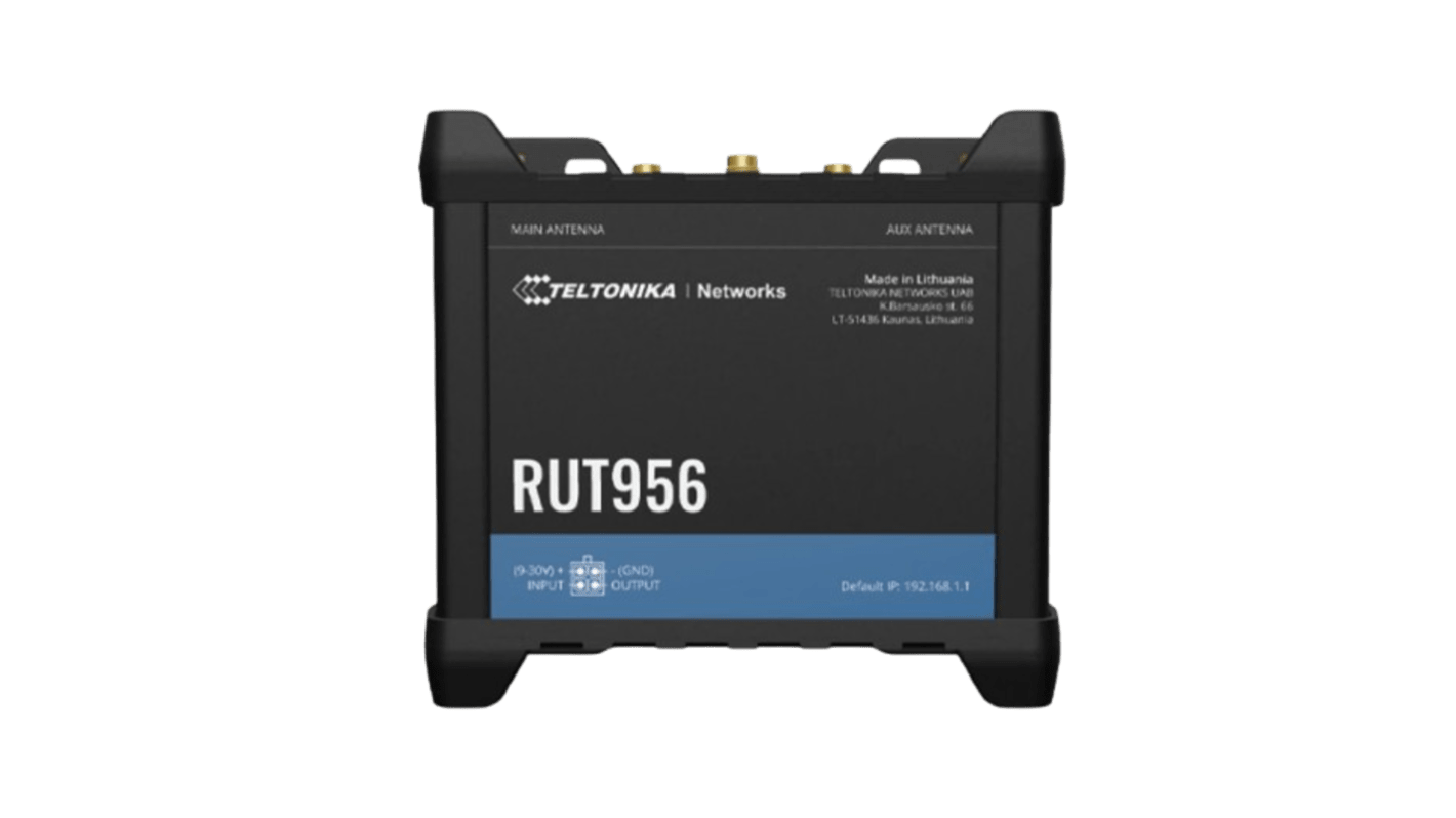 Teltonika Wi-Fi 4蜂窝WiFi路由器, 150Mbit/s, 150Mbit/s, 2.4GHz频段, RUT
