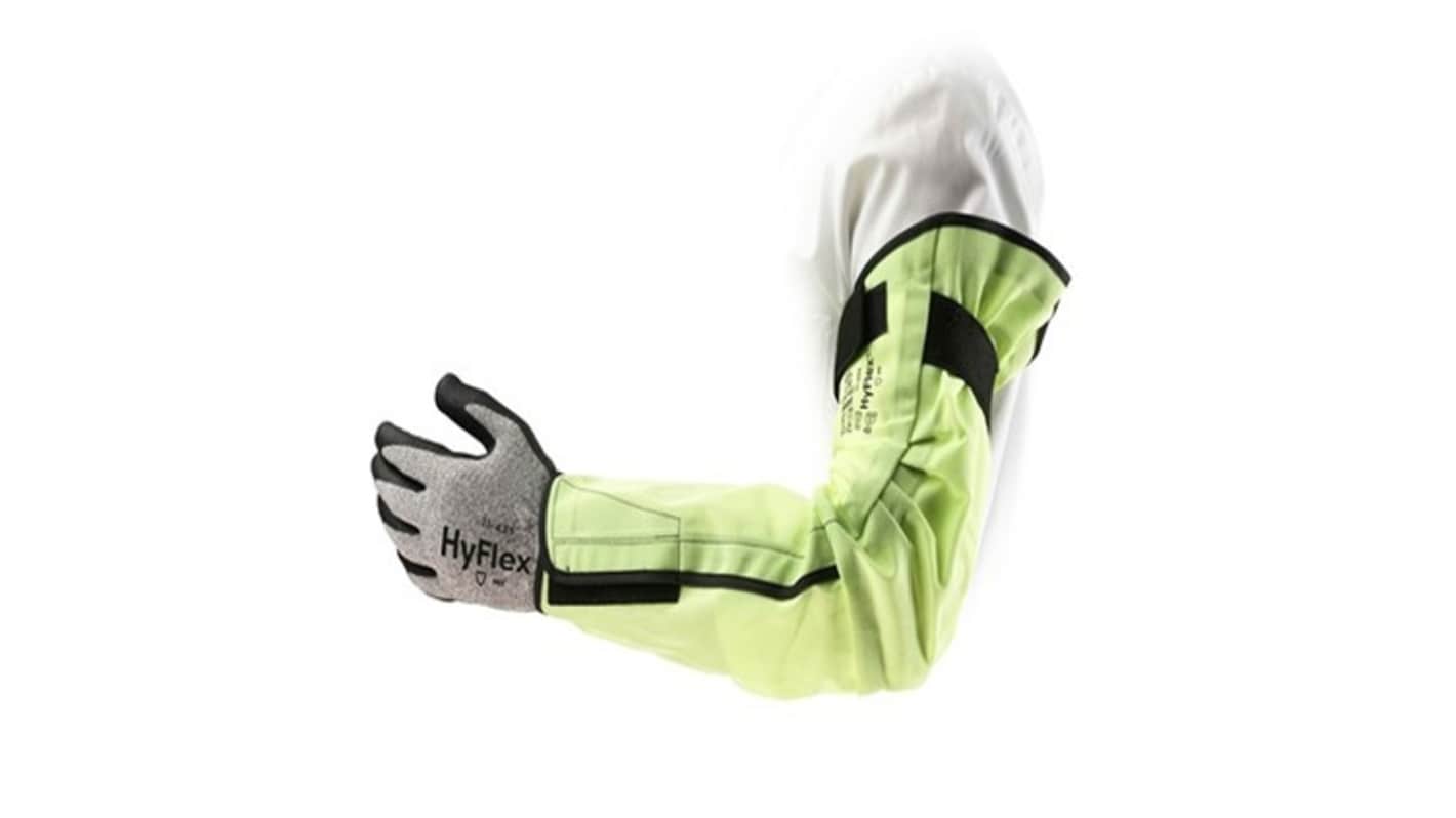 Ansell HyFlex Yellow Fibreglass, Nylon, Polyester Arm Protector for Cut Resistant Use, 19in Length, 19 in