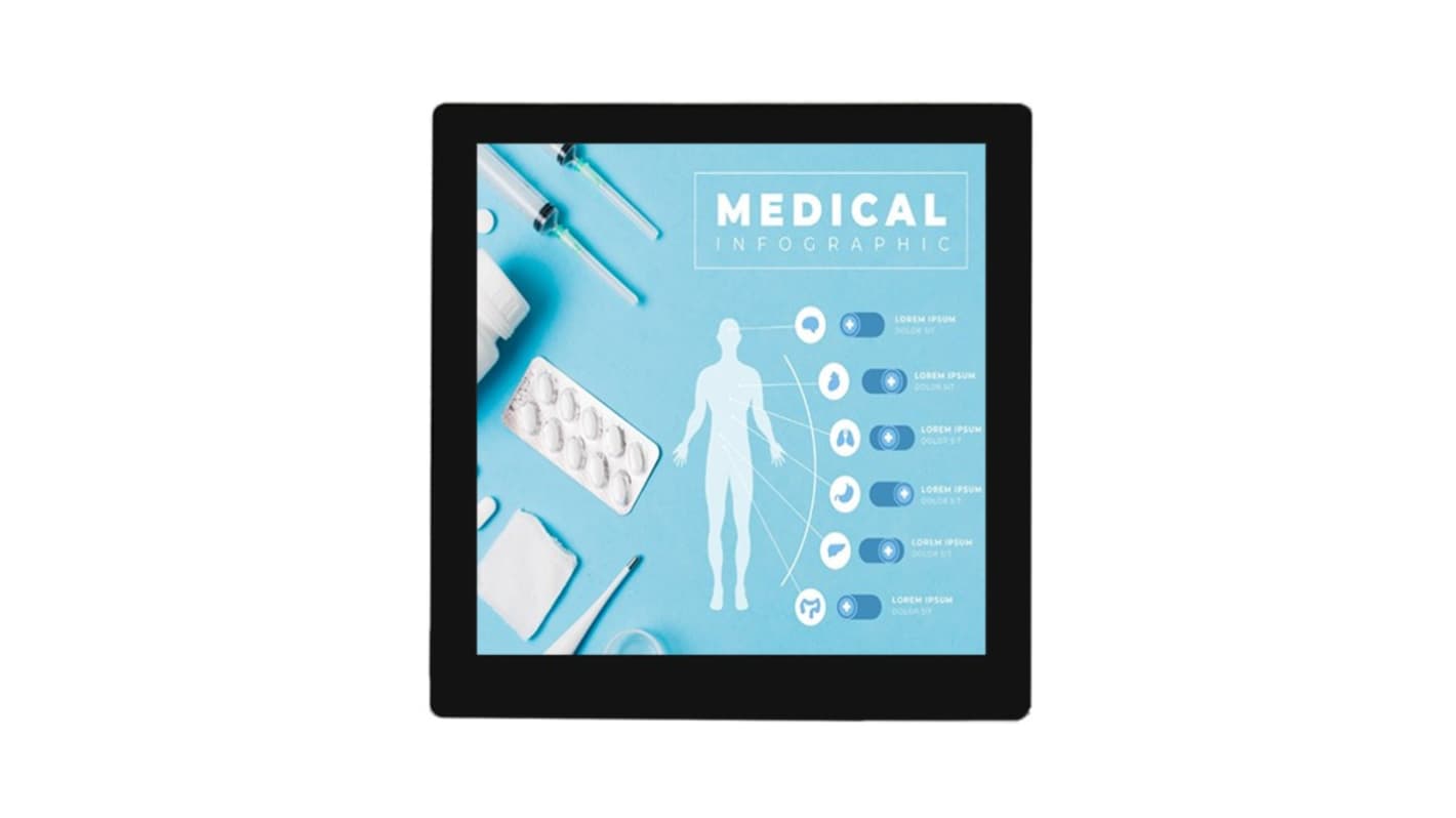 Midas MDT0400AC-USBC IPS TFT TFT LCD Display / Touch Screen, 4in, 720 X720pixels