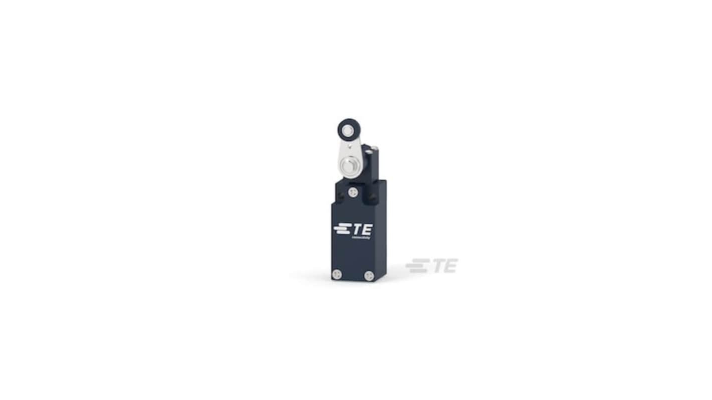 TE Connectivity TLS Series Roller Lever Limit Switch, 1NO/1NC, IP67, SPST, Zinc Alloy Housing, 230V ac ac Max, 4A Max