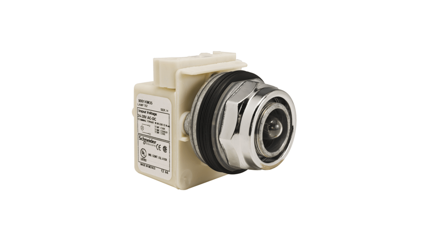 Schneider Electric Pilot Light Head, 30mm Cutout Harmony Series