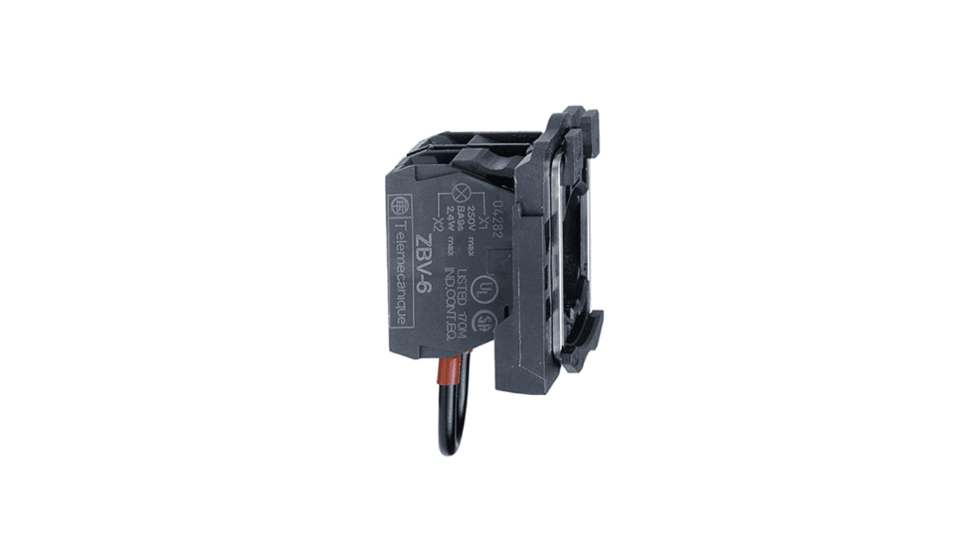Schneider Electric ZB5A Series Push Button Switch, Screw Mount, 600V, IP66, IP67, IP69, IP69K
