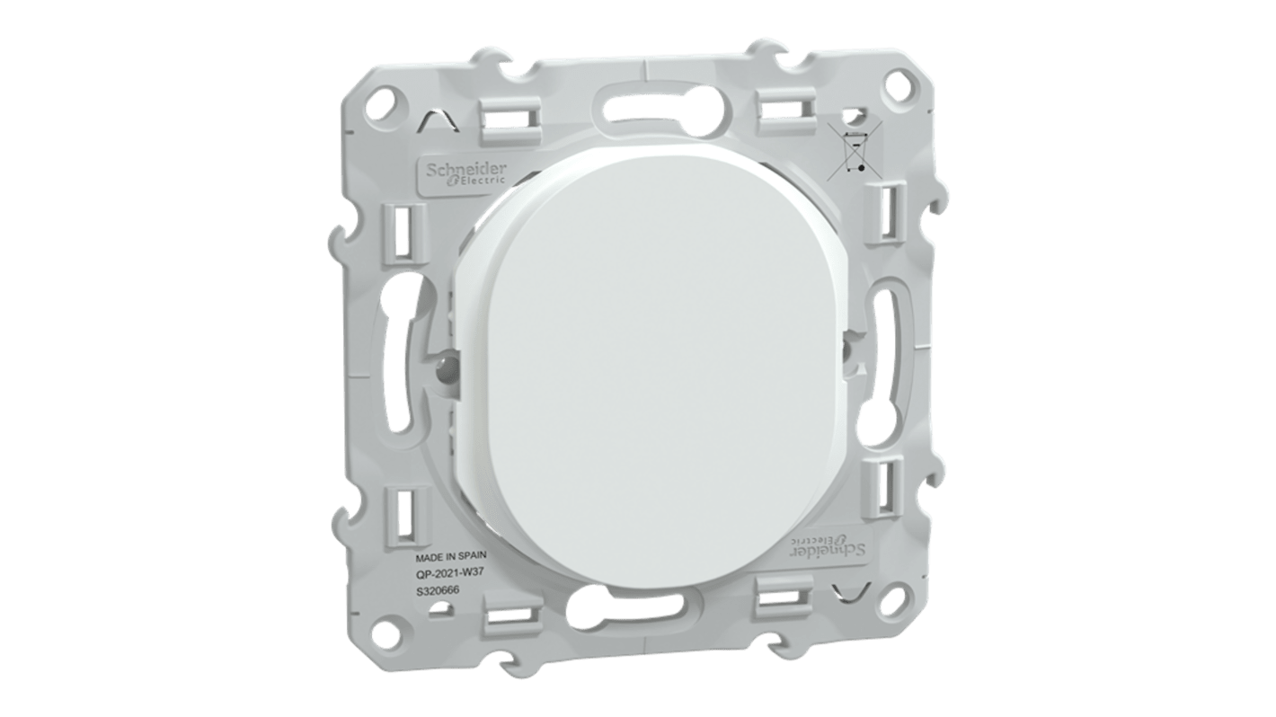 Schneider Electric S320 Series Push Button Switch, Flush Mount, IP21D