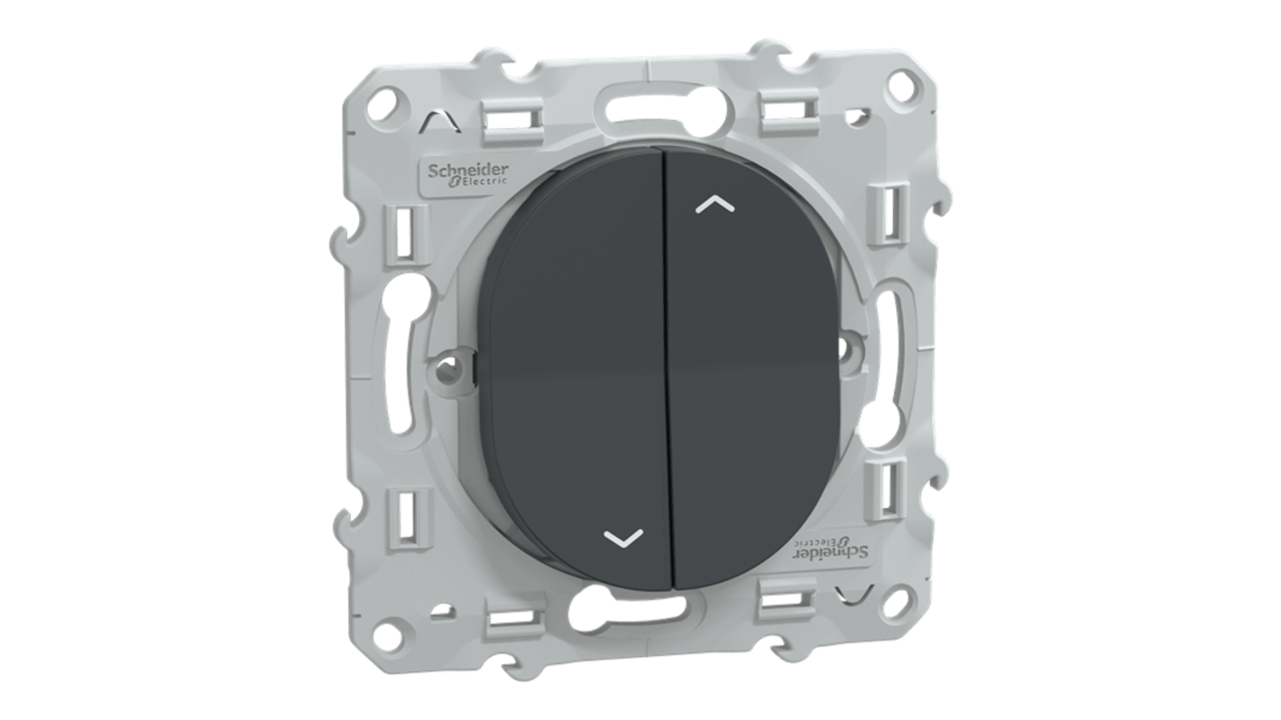 Schneider Electric Ovalis C Series Grey Thermoplastic Back Box Mounting Frame,  Surface Mount, 71 x 71 x 43mm