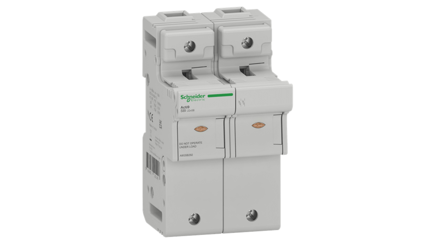 Schneider Electric 熔断器式隔离开关, 2极, 最大125A