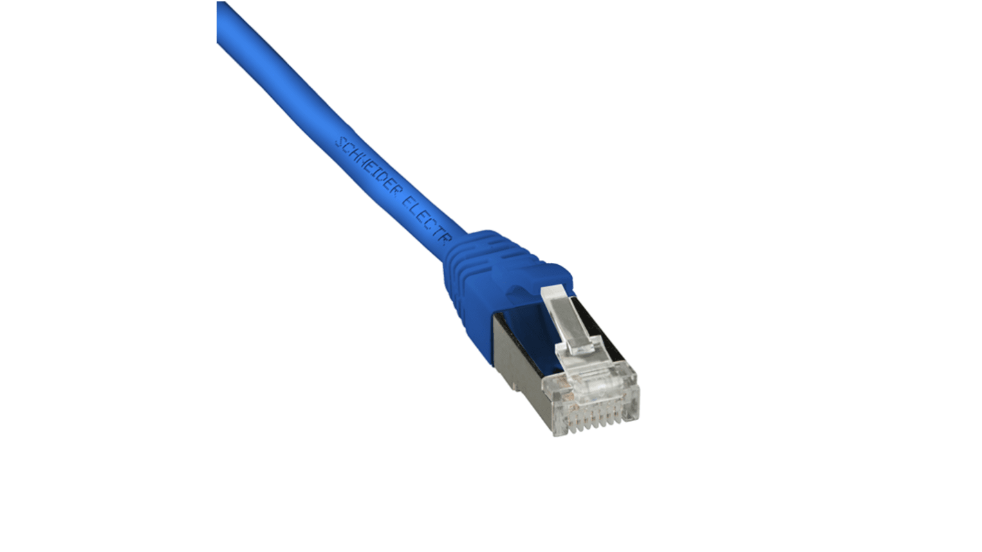 Schneider ElectricActassi, 500mm Cat6, Blue, F/UTP Shielded, Terminated Polyethylene Sheath