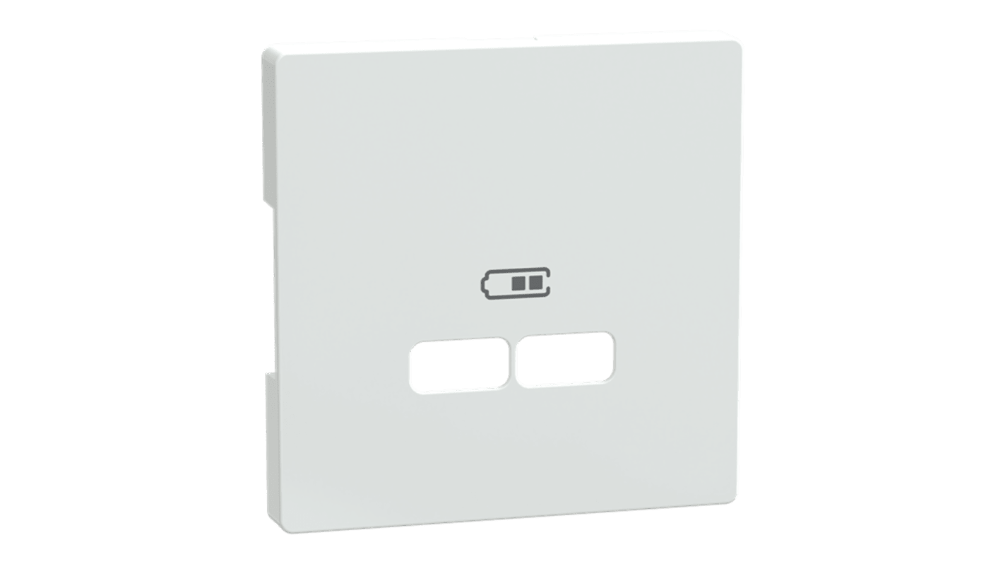 Schneider Electric White 2 Gang Cover Plate