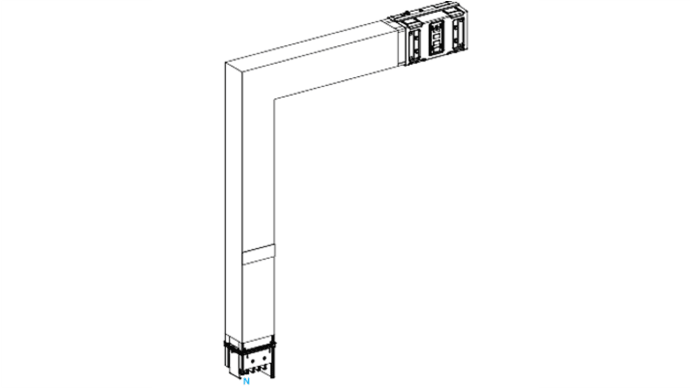 Schneider Electric Flexible Elbow Busbar Trunking, 290 → 800mm, 630A, KSA630 Series
