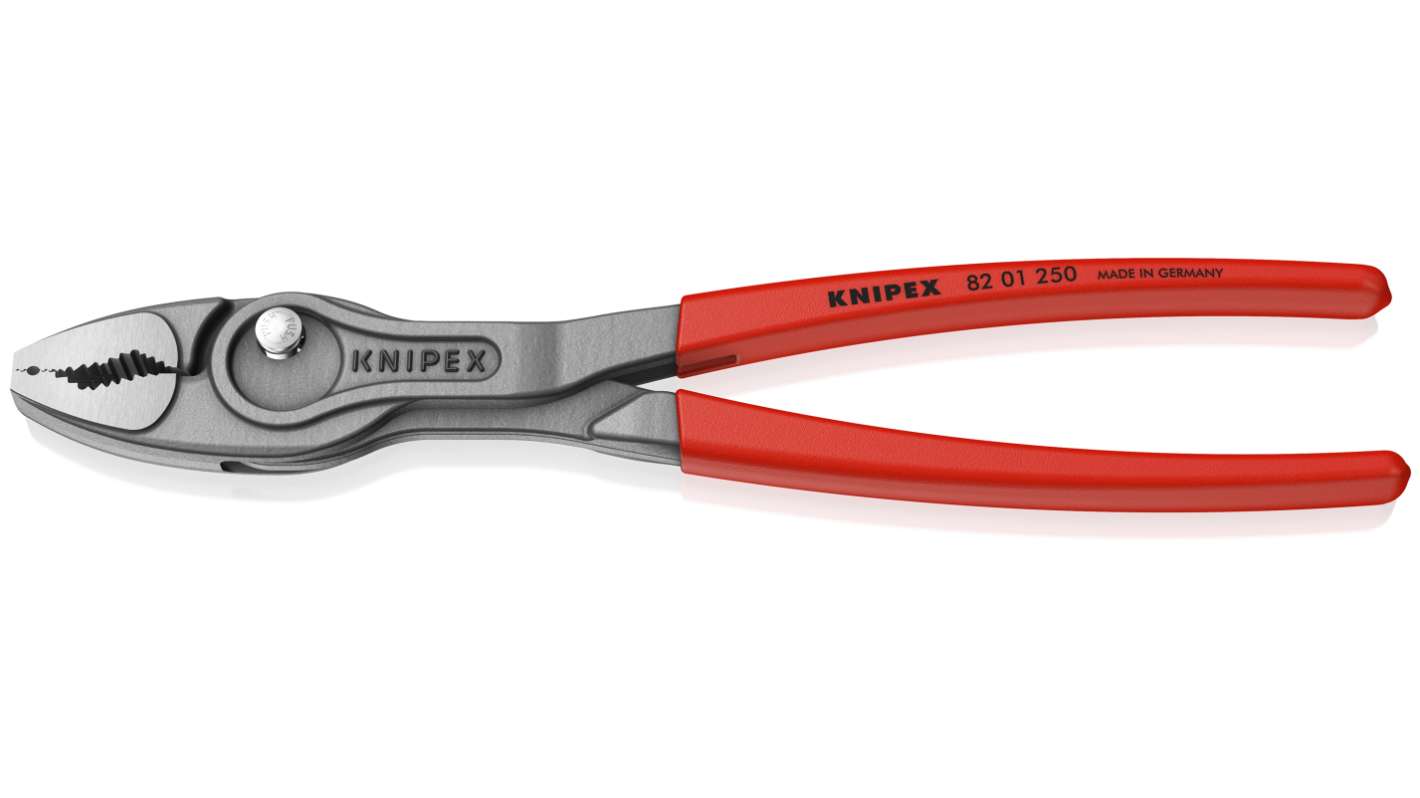 Knipex TwinGrip Gripping Pliers, 250 mm Overall, Pointed, Straight Tip