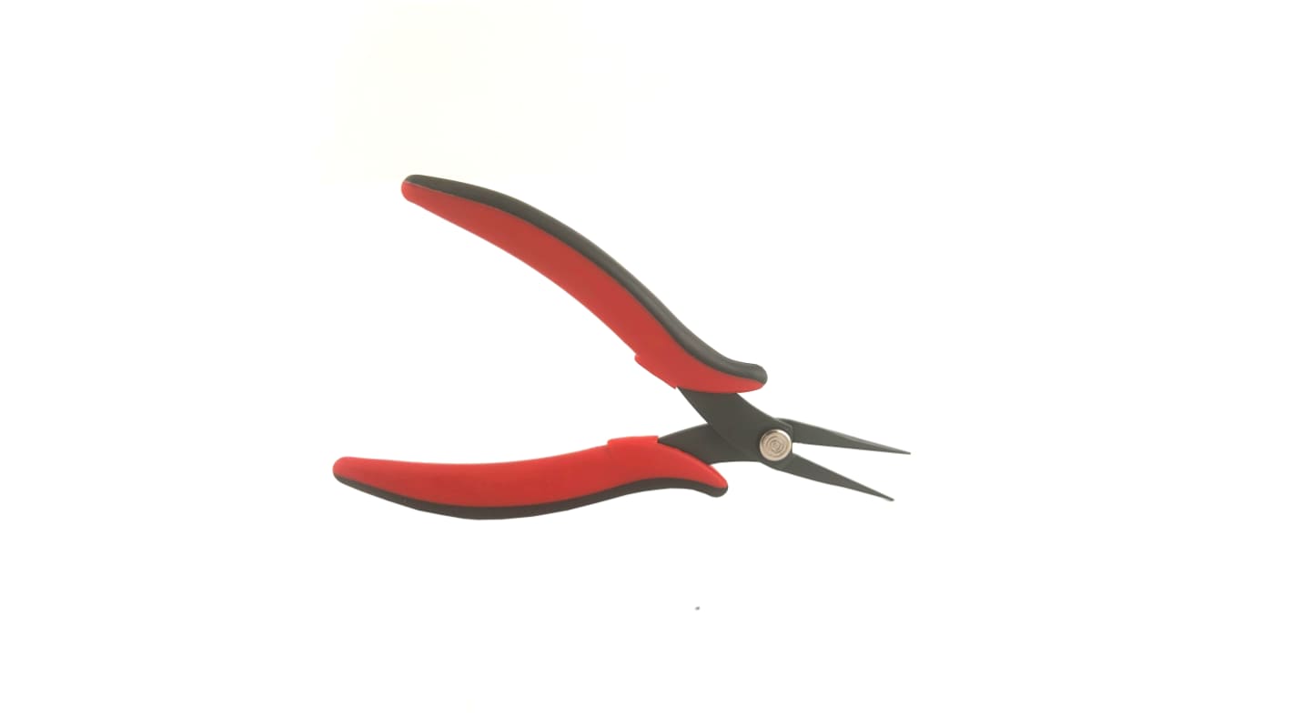 RS PRO Nose pliers, 155mm Overall, Pointed, Rounded Outside Tip, 28mm Jaw