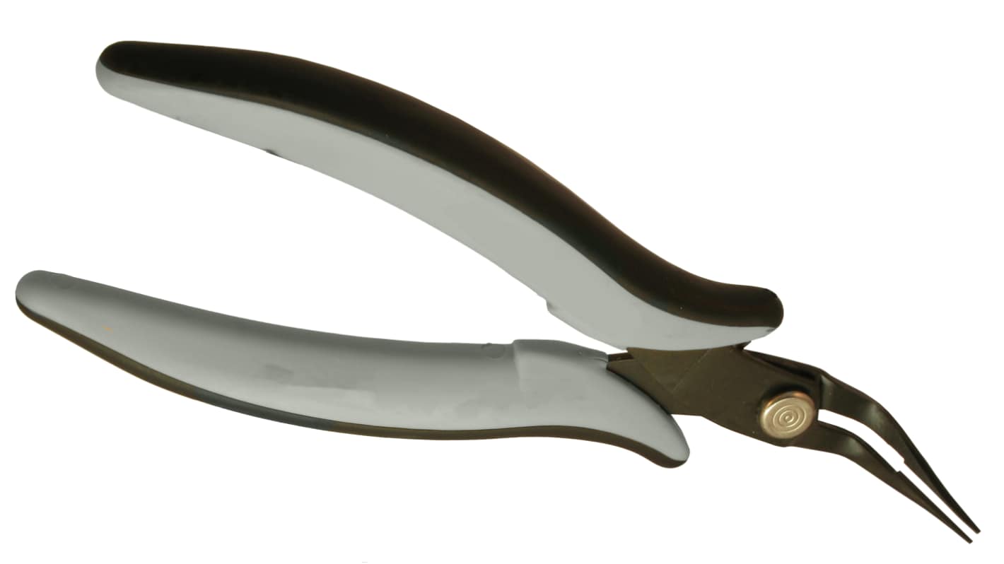 RS PRO Nose pliers, 155mm Overall, Angled Tip, 28mm Jaw, ESD