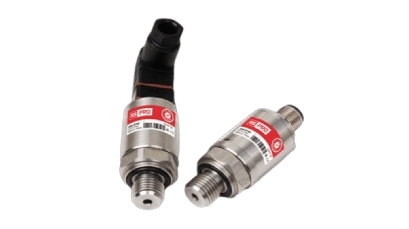 RS PRO Pressure Sensor, 100bar Max, Voltage Output, Absolute Reading