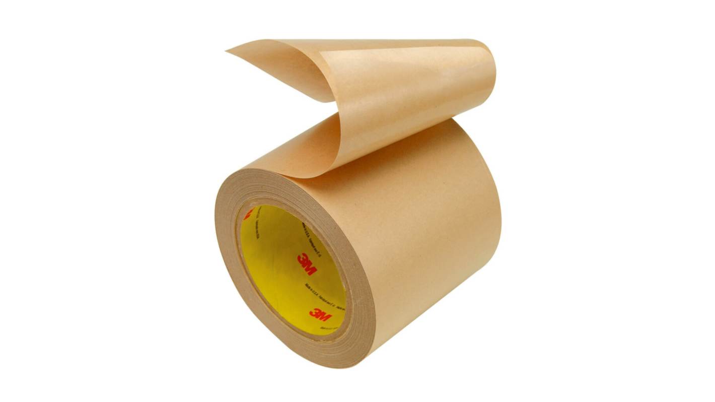 3M 7000048795 Silver Transfer Tape, 0.05mm Thick, 907 gf/in, Acrylic Backing, 101.6mm x 32.918m