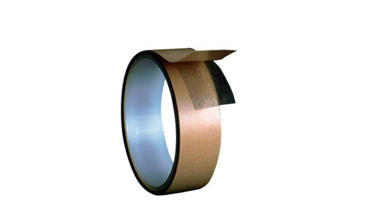 3M 7000048870 Grey Double Sided Tape, 0.089mm Thick, 1500 gf/in, Non-Woven Backing, 101.6mm x 9.144m