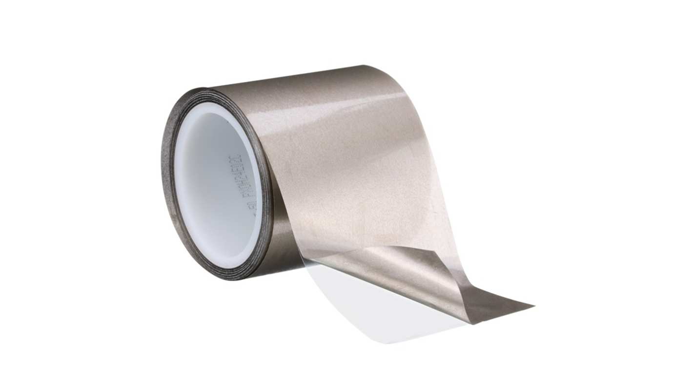 3M 金属灰双面胶带, 25mm宽 x 10m长, 0.05mm厚, 1500 gf/in粘合, 7100313600