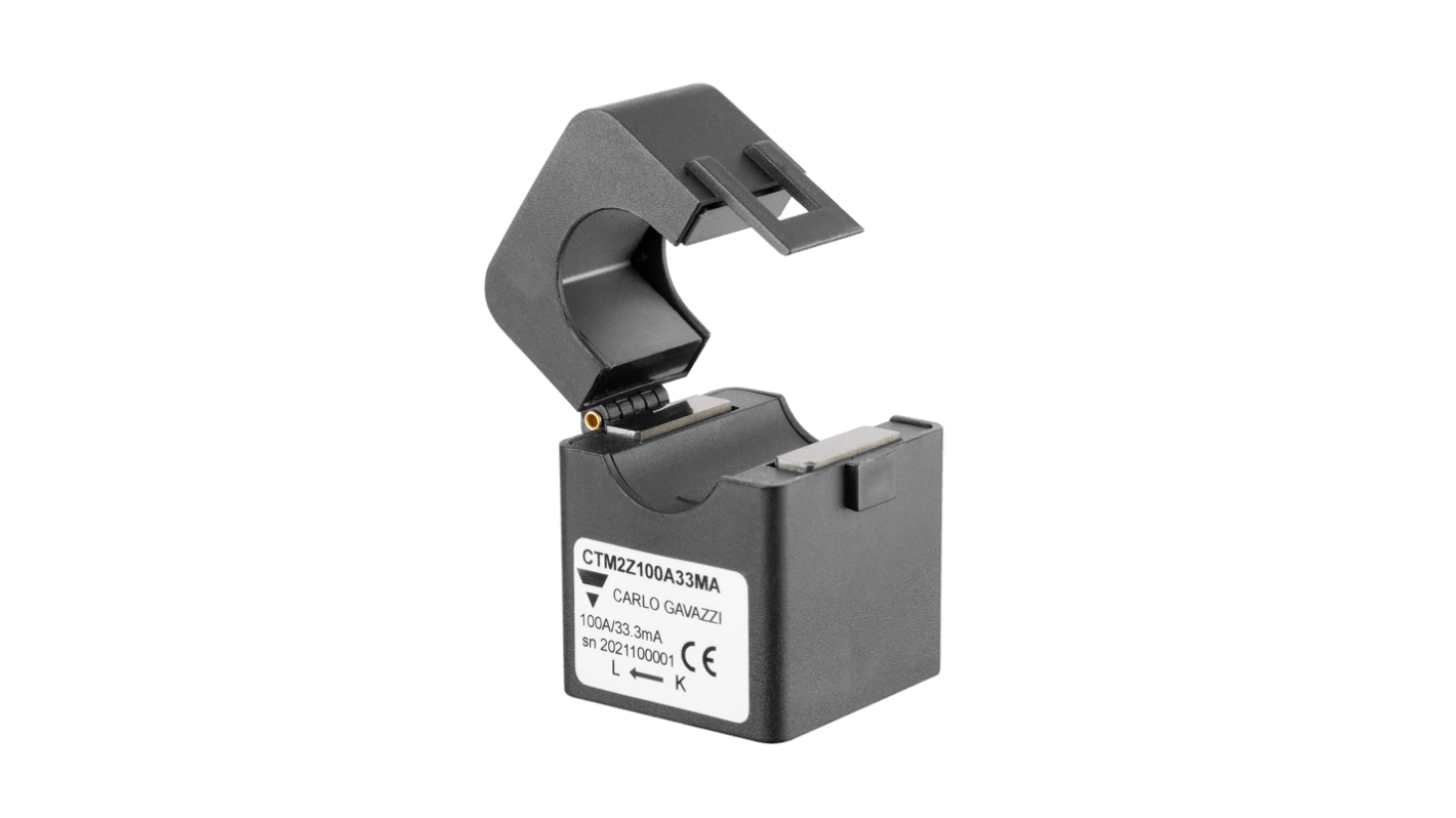 Carlo Gavazzi CTM Series Cable Through Current Sensor, 100A Input, 100/33.33A, 33.33 mA Output, 16mm Bore