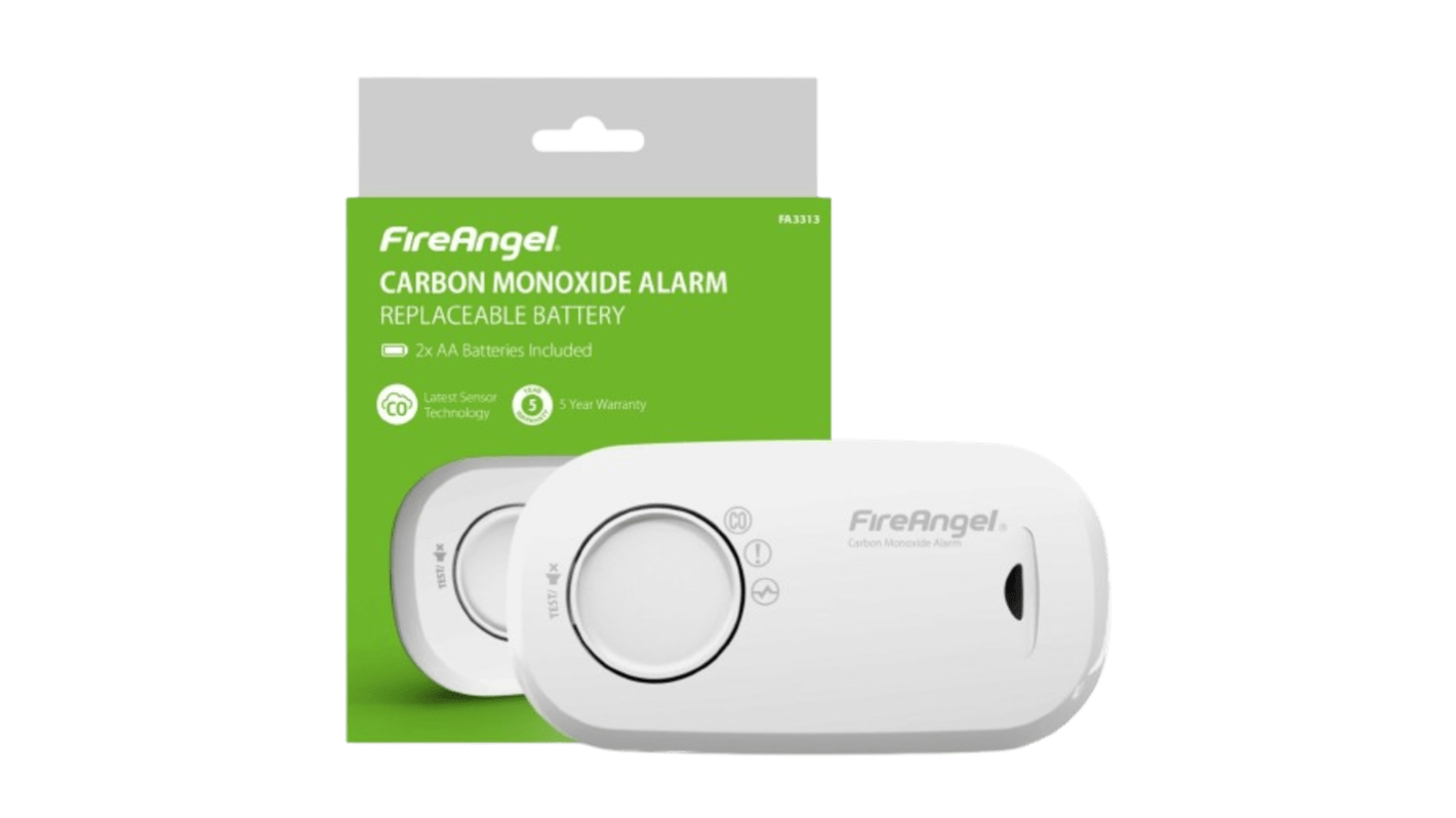Alarm dymowy, seria: FA3313, typ: Czujka dymu, 85dB, 3V dc, Tworzywo sztuczne ABS