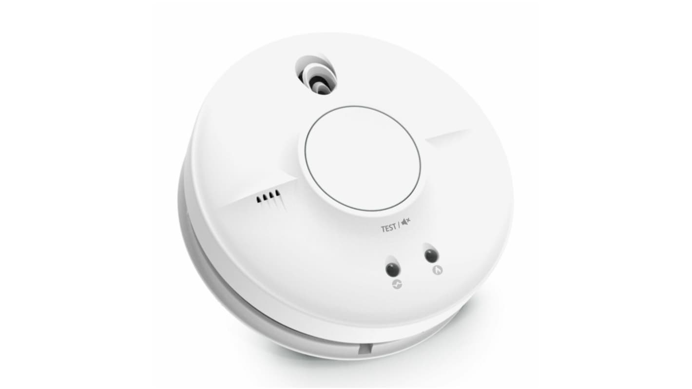 Alarm dymowy, seria: SW1, typ: Czujka dymu, 85dB, 3V dc, Tworzywo sztuczne ABS