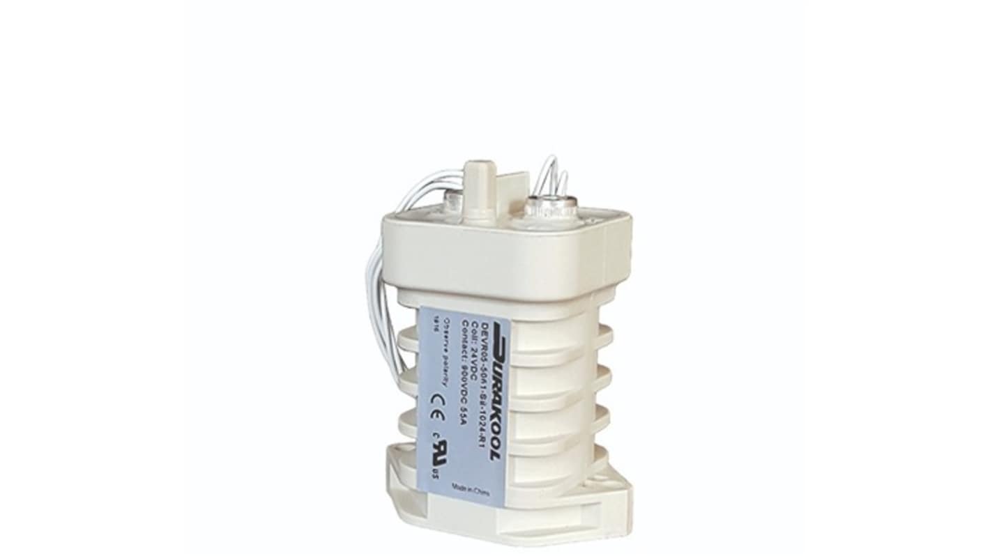 Stycznik 24 V DC Durakool styki: 1 3,5 W 50 A NIE DEVR05-5081-S8-1024-R1/1